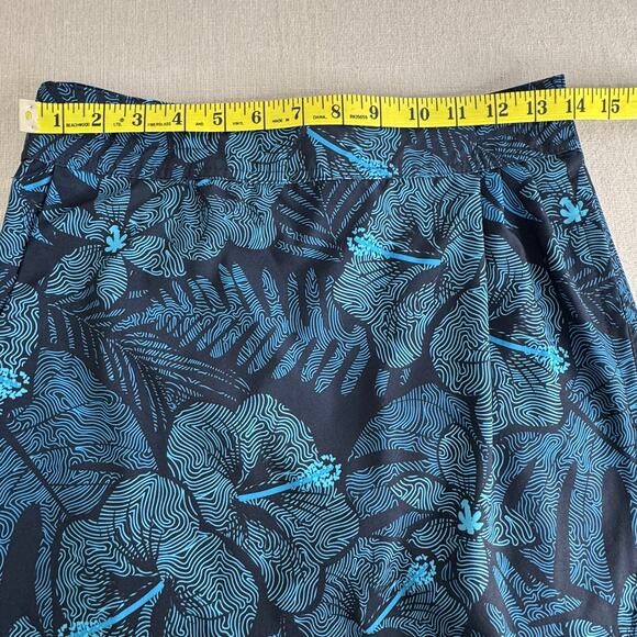 Rip Skirt wrap blue Hawaiian print Maui Moonlight - Picture 9 of 10
